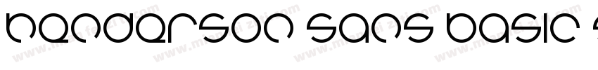 Henderson Sans Basic SemiBold字体转换